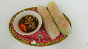 Shrimp and Pork Fresh Rolls